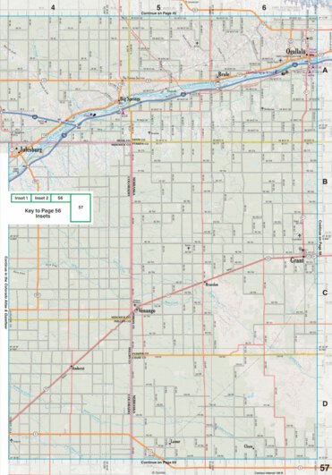 Nebraska Atlas & Gazetteer Page 57 Preview 1