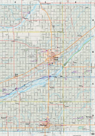 Nebraska Atlas & Gazetteer Page 63 Preview 1