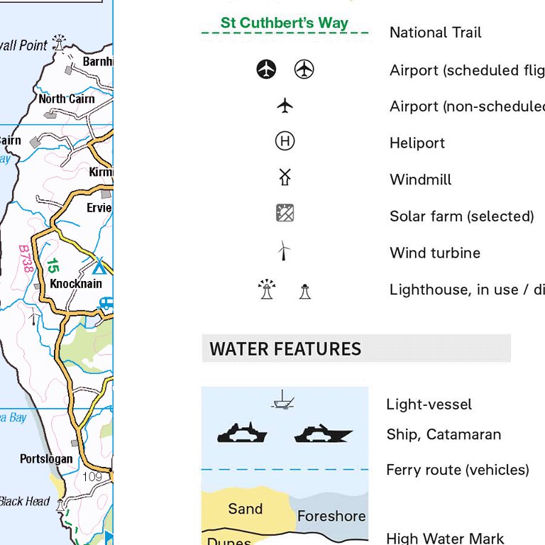 Dumfries and Galloway (NW) Map by UK Topographic Maps | Avenza Maps