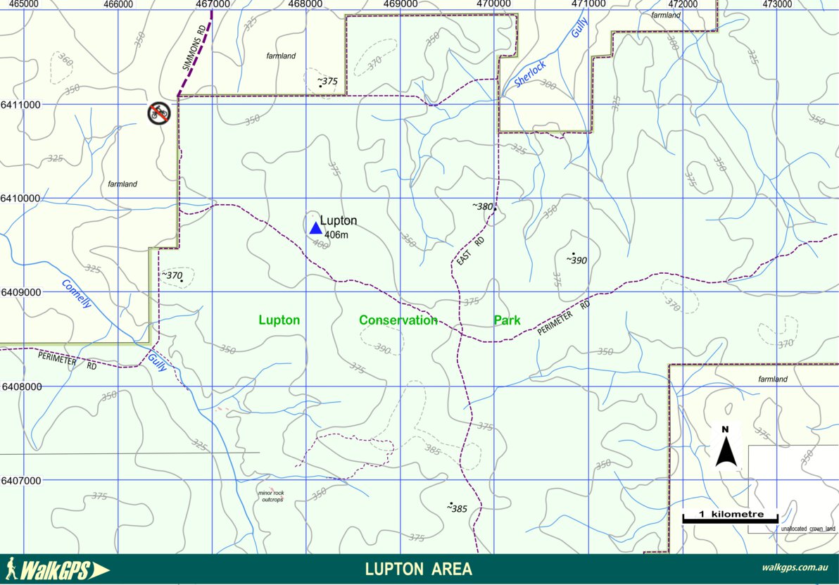 WalkGPS - Lupton Walk Area Map by WalkGPS | Avenza Maps