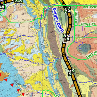 Detailed 2D Geologic Quadrangle Maps of Metro Denver (compiled) Preview 3