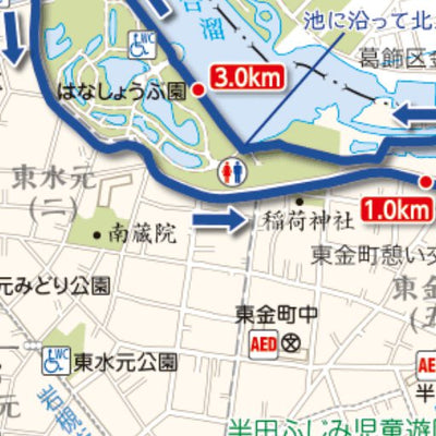 2. 水元公園コース（8.0km） Preview 2