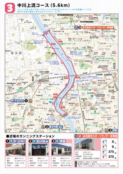 3. 中川上流コース（5.6km） Preview 1