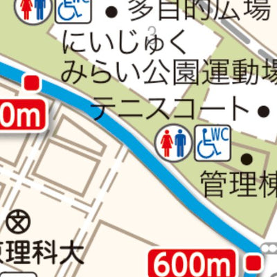 4. にいじゅくみらい公園コース（1.2km） Preview 3