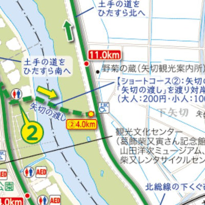6. 江戸川河川敷コース（14.0km） Preview 2