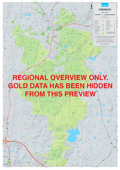 Creswick - Gold Prospecting Map Preview 1