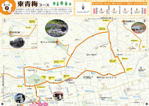 2. 東青梅コース (約4.3km) Preview 1