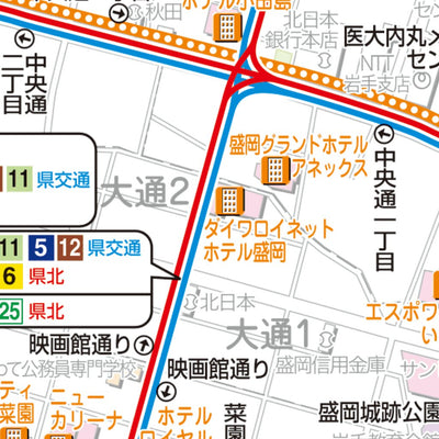 盛岡市内中心部 Preview 2