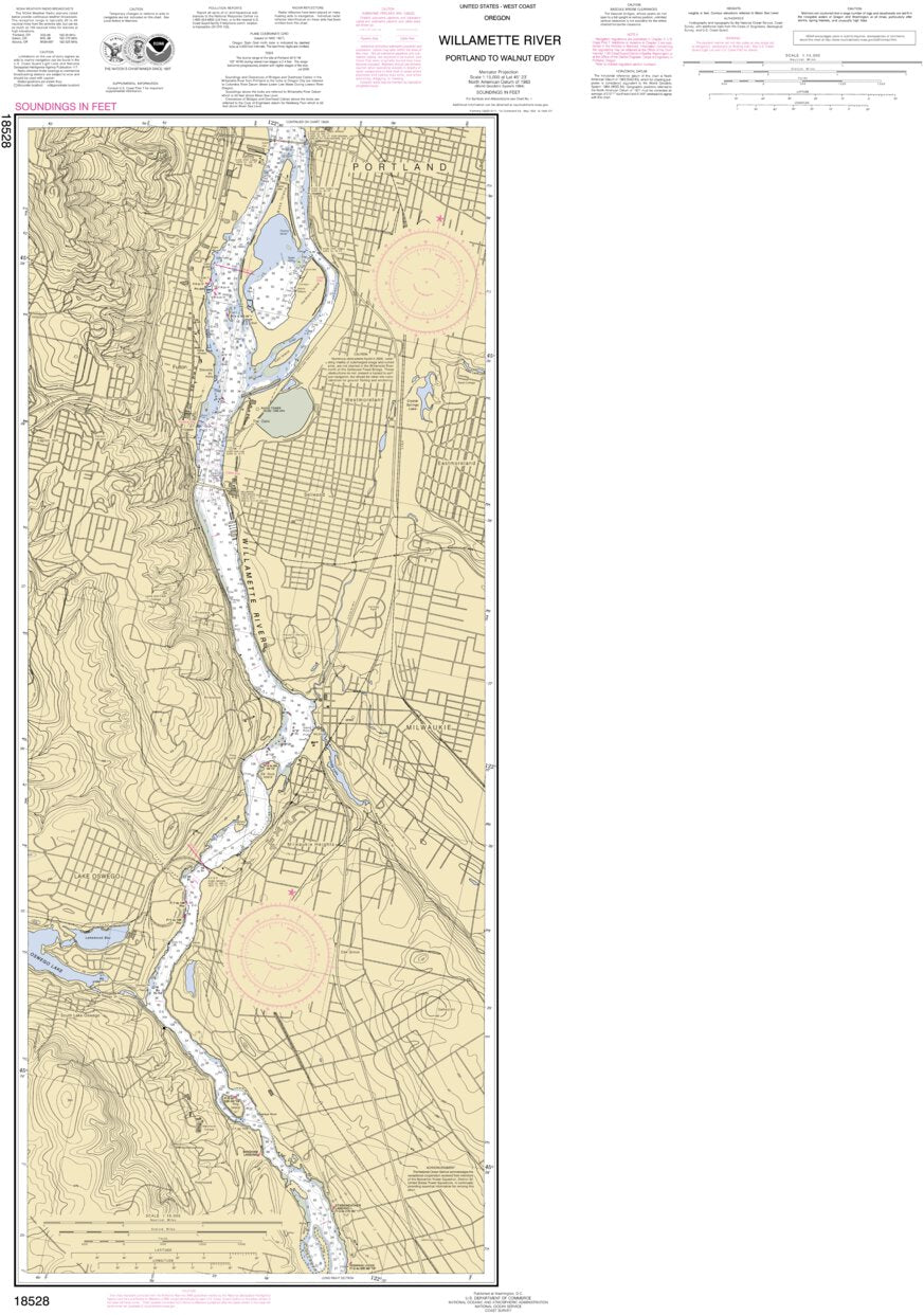 Willamette River: Portland To Walnut Eddy (1) Map by National ...