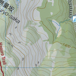 Gas-san 月山 Hiking Map (Tohoku, Japan) 1:25,000 Preview 2