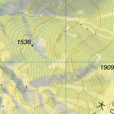 Gas-san 月山 Hiking Map (Tohoku, Japan) 1:25,000 Preview 3