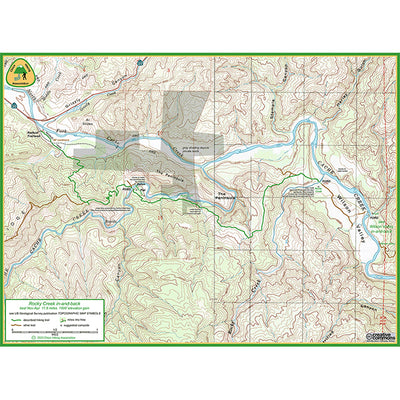 Rocky Creek in-and-back hike Preview 1