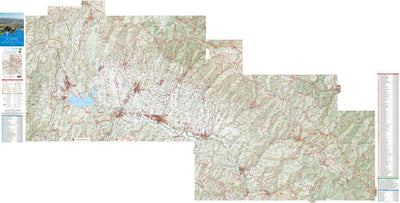 Carta dei Sentieri del Mugello - Mugello Trekking Map Preview 1