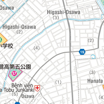 Bản đồ địa điểm lánh nạn/nơi lánh nạn thành phố Koshigaya Preview 2