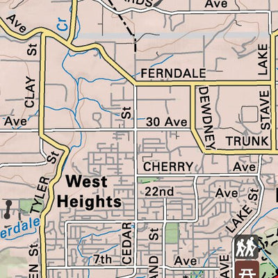 VCBC03 Abbotsford - Vancouver Coast & Mountains BC Topo Preview 2