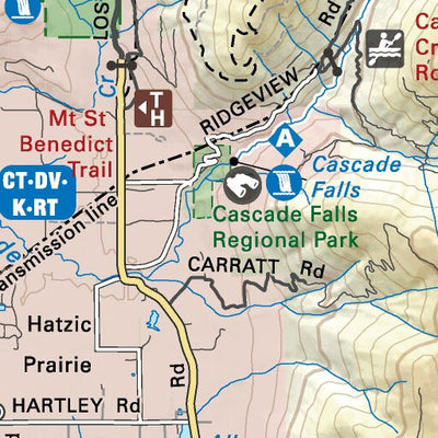 VCBC03 Abbotsford - Vancouver Coast & Mountains BC Topo Preview 3