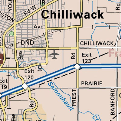 VCBC04 Chilliwack - Vancouver Coast & Mountains BC Topo Preview 2