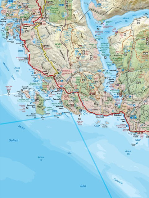 VCBC09 Sechelt - Vancouver Coast & Mountains BC Topo Preview 1