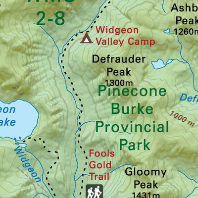 VCBC12 Pinecone Burke Provincial Park - Vancouver Coast & Mountains BC Topo Preview 3