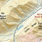 VCBC15 Hope - Vancouver Coast & Mountains BC Topo Preview 2