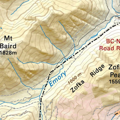 VCBC15 Hope - Vancouver Coast & Mountains BC Topo Preview 2