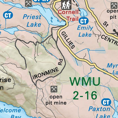 VCBC18 Powell River - Vancouver Coast & Mountains BC Topo Preview 3