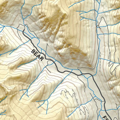 VCBC21 Phantom Lake - Vancouver Coast & Mountains BC Topo Preview 3