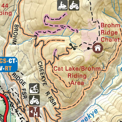 VCBC22 Squamish - Vancouver Coast & Mountains BC Topo Preview 2