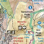 VCBC32 Whistler - Vancouver Coast & Mountains BC Topo Preview 2