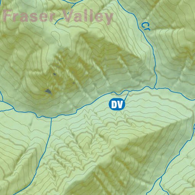 VCBC33 Pemberton - Vancouver Coast & Mountains BC Topo Preview 3