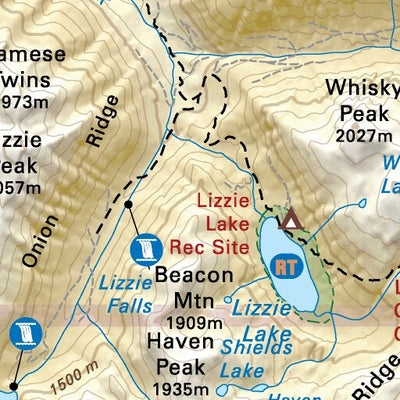 VCBC34 Lillooet Lake - Vancouver Coast & Mountains BC Topo Preview 3