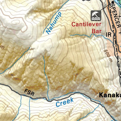 VCBC36 Lytton - Vancouver Coast & Mountains BC Topo Preview 3