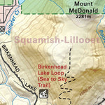 VCBC42 Birkenhead Lake - Vancouver Coast & Mountains BC Topo Preview 2