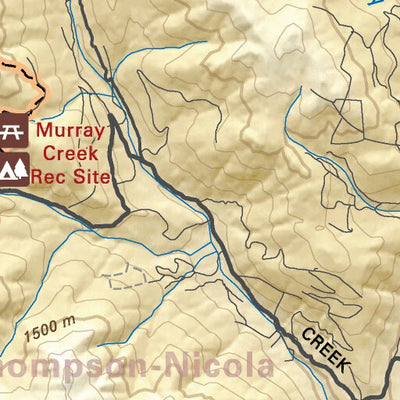 VCBC45 Spences Bridge - Vancouver Coast & Mountains BC Topo Preview 2