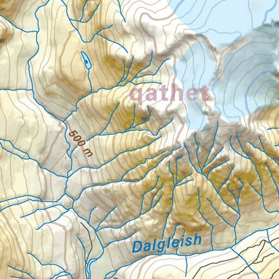 VCBC48 Mount Dalgleish - Vancouver Coast & Mountains BC Topo Preview 3