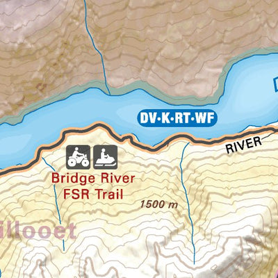 VCBC50 Downton Lake - Vancouver Coast & Mountains BC Topo Preview 2