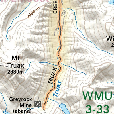 VCBC51 Gold Bridge - Vancouver Coast & Mountains BC Topo Preview 2