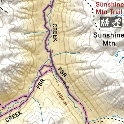 VCBC51 Gold Bridge - Vancouver Coast & Mountains BC Topo Preview 3