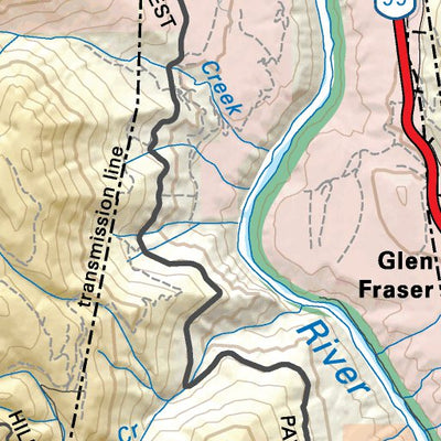 VCBC53 Lillooet - Vancouver Coast & Mountains BC Topo Preview 2