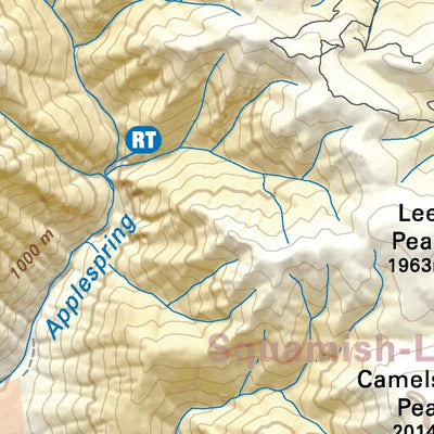 VCBC53 Lillooet - Vancouver Coast & Mountains BC Topo Preview 3