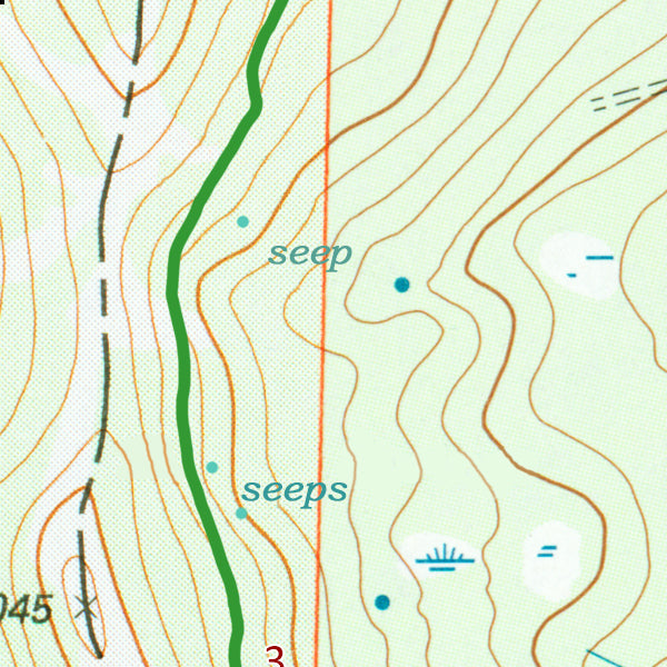Toad Lake backpack hike Map by Sacramento Valley Hiking Conference ...