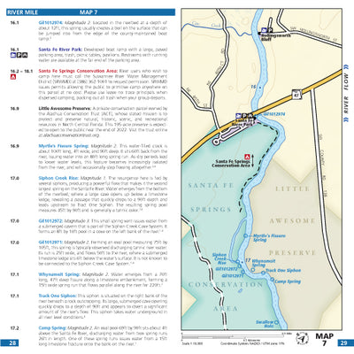 A Map Guidebook to the Ichetucknee and Santa Fe Rivers Preview 2