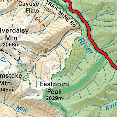 TOBC01 Manning Park – Thompson Okanagan BC Topo Map Preview 3