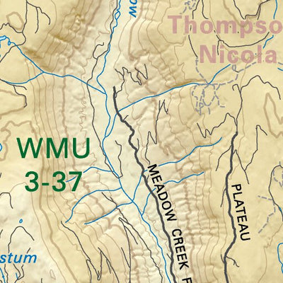 TOBC35 Seymour Arm - Thompson Okanagan BC Topo Map Preview 3