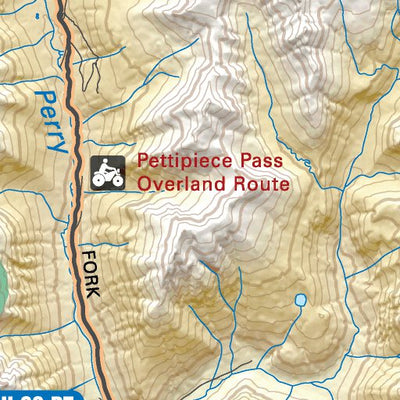 TOBC36 Lake Revelstoke - Thompson Okanagan BC Topo Map Preview 3