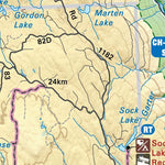TOBC37 Clearwater - Thompson Okanagan BC Topo Map Preview 3