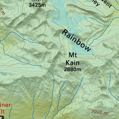 TOBC51 Mount Robson - Thompson Okanagan BC Topo Map Preview 3