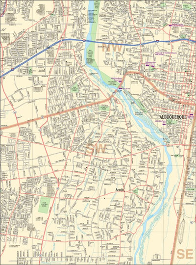 New Mexico Atlas & Gazetteer Albuquerque 4 Preview 1