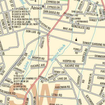 New Mexico Atlas & Gazetteer Albuquerque 4 Preview 2