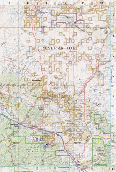 New Mexico Atlas & Gazetteer Page 21 Preview 1